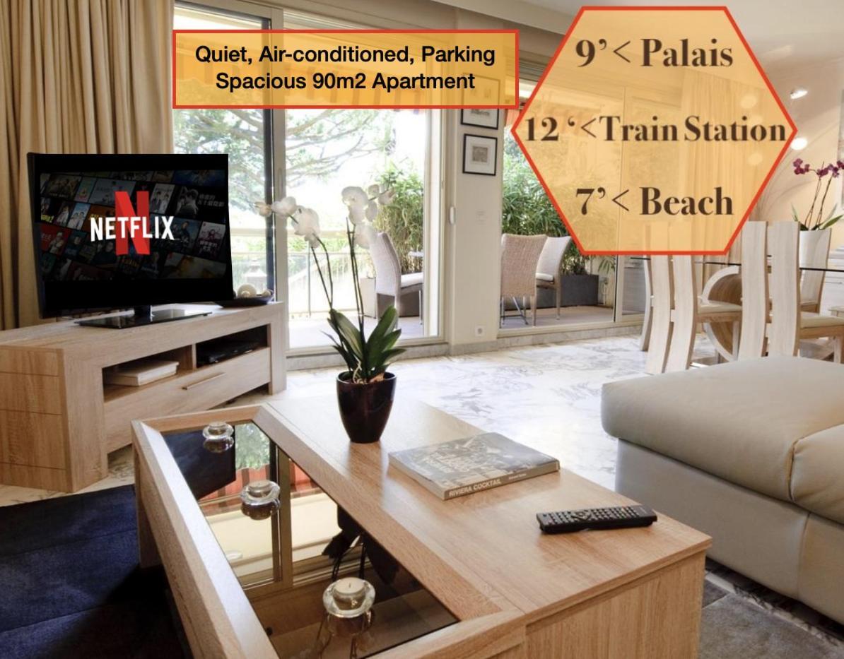 90M2 Apartement - Les Palmiers De Cannes Exterior foto